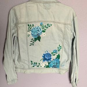 Hand painted jean jacket!